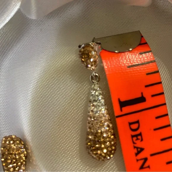 NWOT 925 Sparkly Pierced Earrings - Picture 3 of 4
